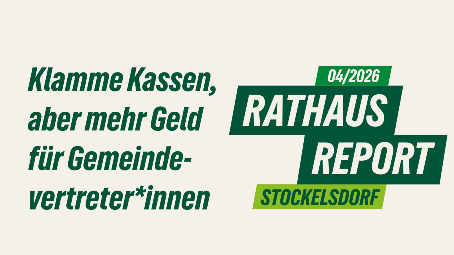 Rathaus Report 04-2026
